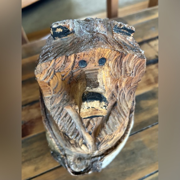 Beautiful hand-carved wooden bear from Alaska! - Picture 5 of 5